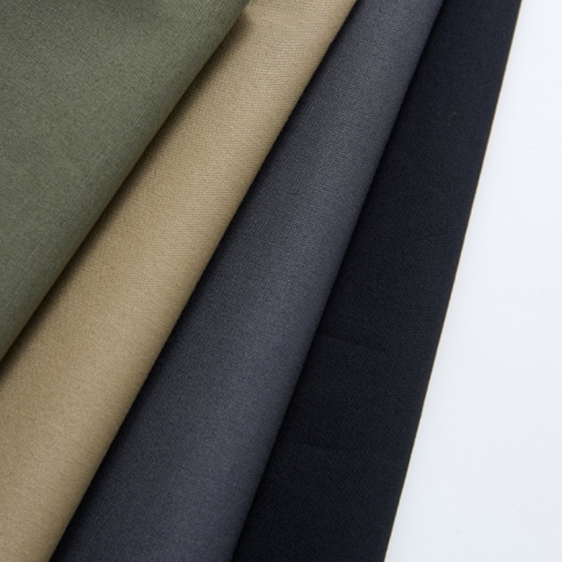 Tessuto ecologico in twill 97% cotone 3% spandex per pantaloni