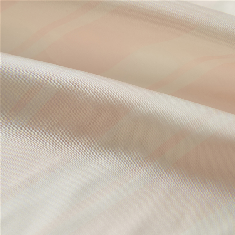 Tessuto a righe bianche a righe rosa 50% rayon 50% viscosa satin con forme setose